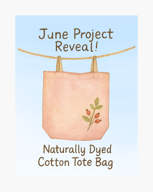 Natural Tie Dye Tote Bag Kit