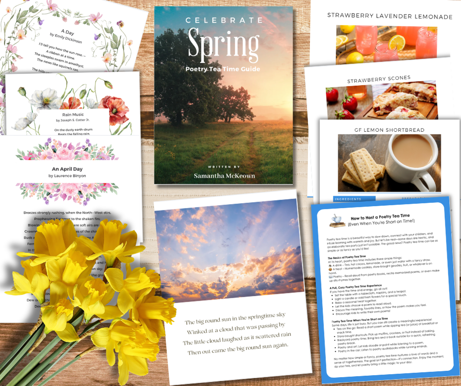 Spring Poetry Tea Time PDF | Morning Basket