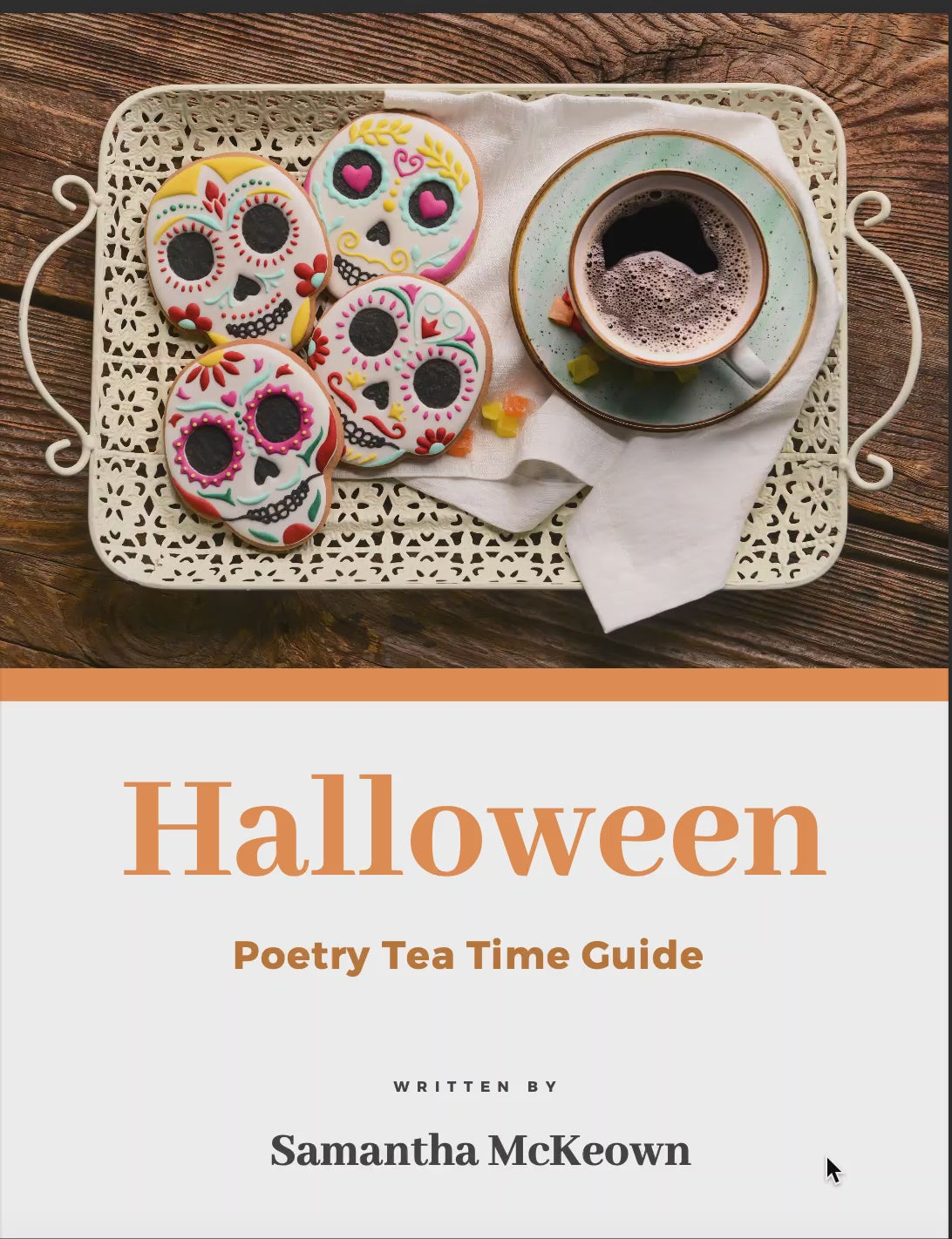 Halloween Poetry Tea Time e-book PDF