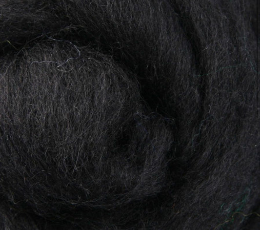 Licorice NZ Corriedale Wool Roving