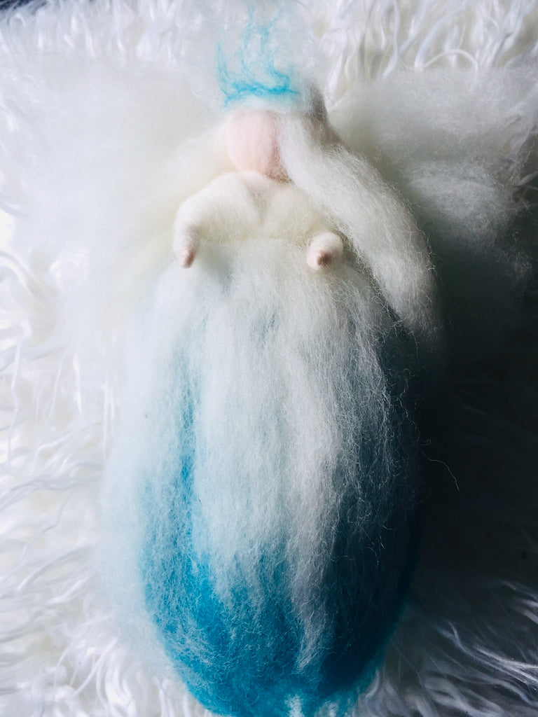 Blue ice wool fairy happy Hedgehog post