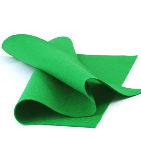 Clover Green Merino Wool Felt Sheet