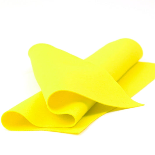 Yellow Merino Wool Felt Sheet