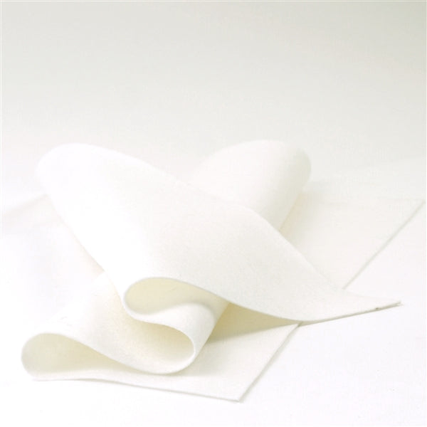 White Merino Wool Felt Sheet – Happy Hedgehog Post