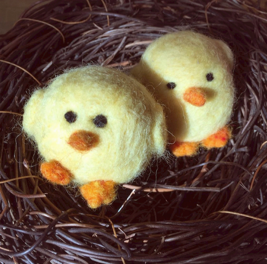 Needle Felted Chicks Tutorial PDF